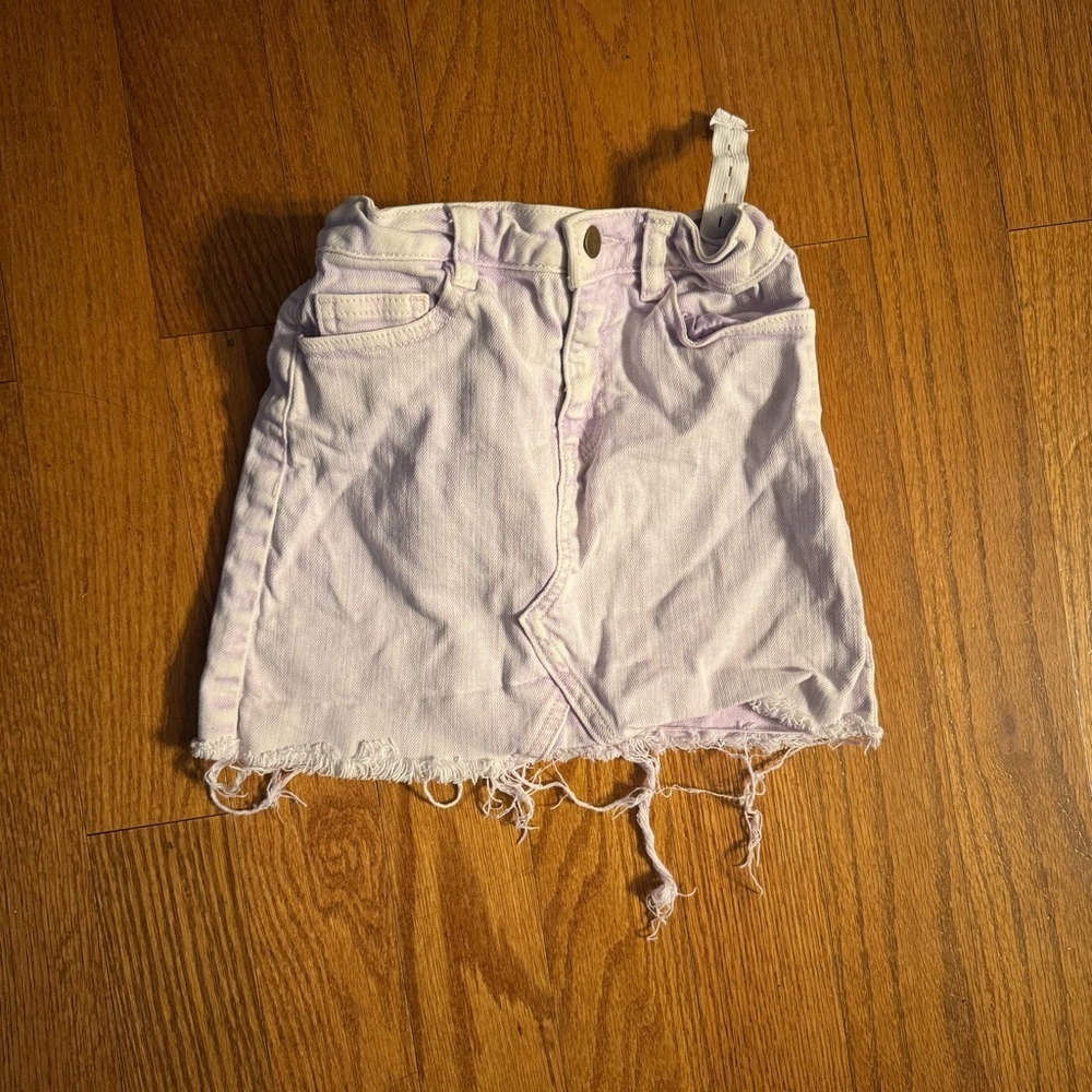 GB girls Purple Jean Skirt Girls Size 6X